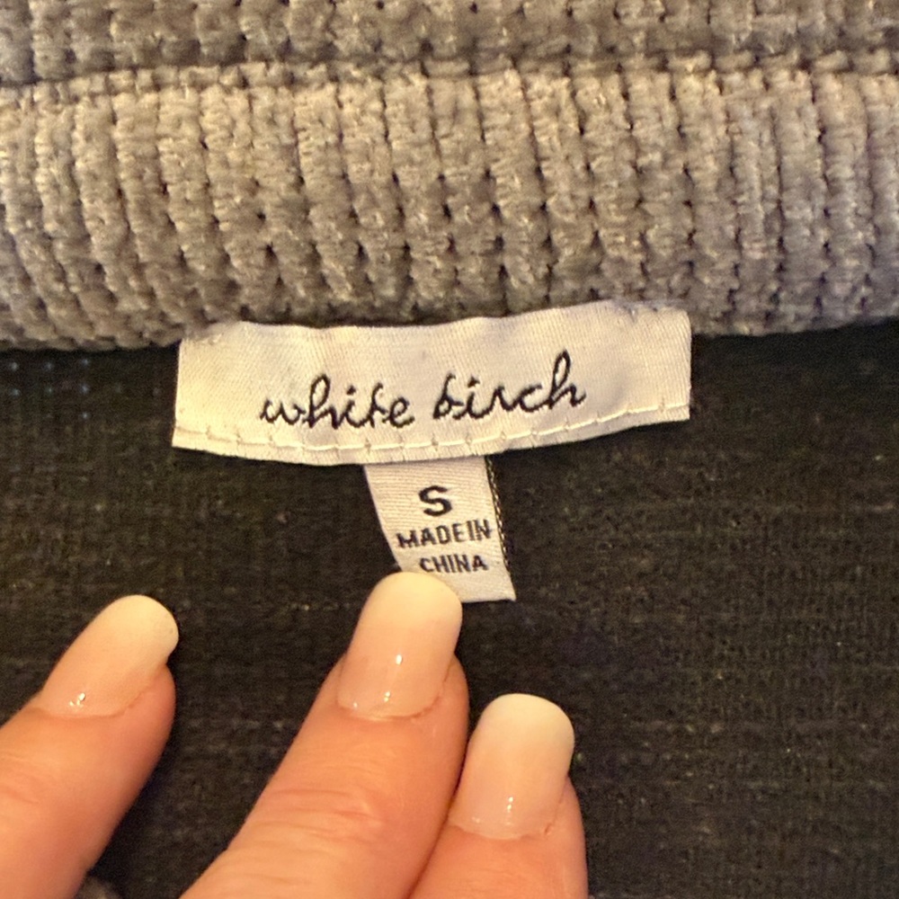 White Birch Charcoal Corduroy Jacket worn once - Picture 2 of 9